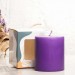 10X10 Cm Mitr Purple Cylinder Candle