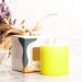 7X7 Cm Mitr Yellow Cylinder Candle