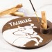 Handmade Taurus Themed Tree Incense Holder