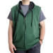 Men Large Size Vest Kangaroo Pocket Zippered Nefti