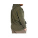 Men Sweatshirt Hooded Kangaroo Pocket Basic Khaki