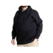 Men Sweatshirt Hooded Kangaroo Pocket Basic Navy Blue