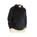 Men Sweatshirt Hooded Kangaroo Pocket Basic Black