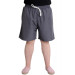 Plus Size Men's Beach Shorts White Line Anthracite