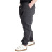 Plus Size Men Linen Cargo Jogger Valencia Anthracite