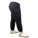 Plus Size Men Linen Cargo Jogger Valencia Navy Blue