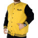 Big Size Men's College Coat Super 22614 Mustard