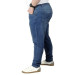 Plus Size Men Trousers Jeans Blue