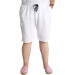 Super Xl Plus Size Men Shorts With Cargo Pocket White