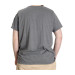 Plus Size Men's T-Shirt Chngyrmd Anthracite Melange