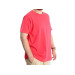 Large Size Men Tshirt Crew Neck Basic Coral