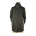 Plus Size Men Raincoat Hooded Khaki