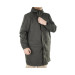 Plus Size Men Raincoat Hooded Khaki