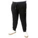 Plus Size Sweatpants Slim Fit Zippered 22501 Black