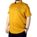 قميص للرجال مقاس كبير  لون أصفر داكن