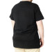 Large Size Tshirt Printed Wailing 22153 Black