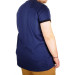 Plus Size Tshirt Crew Neck Cool 21165 Indigo