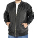 Men's College Coat Zipper Jesica 22612 Black