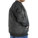 Men's College Coat Zipper Jesica 22612 Black