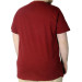 Men's T Shirt Printed Break Make The Rules 22150 Claret Red