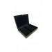 Four Compartments Leatherette Accessory Jewelry Box, Multi-Purpose Organizer