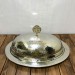 Engraved Copper Dish With Lid 40 Cm