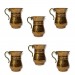 6 Copper Cups