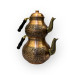 Copper Leaf Teapot Set