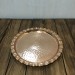 Forged Copper Notched Tray 24 Cm
