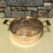 Forged Copper Flat Pot 25 Cm