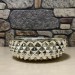 Silver Plated Pyramid Embroidered Copper Bath Bowl