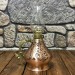 Embroidered Copper Gas Lamp Small Size