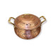 Embroidered Copper Casserole Pot No:1