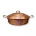 Embroidered Copper Low Pot No:4