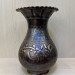 Embroidered Oxide Copper Vase