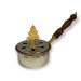 Nickel Small Size Copper Incense Holder
