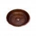 Oxidized Copper Bath Bowl 20 Cm