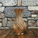 Pyramid Embroidered Small Size Copper Vase