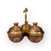 Cluster Pattern Scotch 3-Piece Copper Spice And Treats (Small)