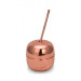 Turna Copper Apple Cocktail Straw Straight 250 Ml Set Of 4 Red Turna0485-41