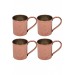 Turna Copper Cup 2 No. Straight 450 Ml Set Of 4 Red Turna0452-41