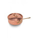 Turna Copper Low Pot Single Handle 3 No 22 Cm Hand Forged Red Turna8164-1