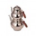 Turna Copper Classic Teapot No. 3 Fine Hand Forged Nickel Turna1955-2
