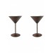 Turna Copper Martini Glass Straight 250 Ml Set Of 2 Oxide Turna0459-23
