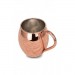 Turna Copper Moscow Mule Cup Flat 500 Ml Set Of 4 Red Turna0493-41