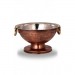 Turna Copper Punch Presentation Bowl 27 Cm Hand Forged Oxide Turna2561-3