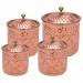 Turna Copper Saffron Spices Set Of 4 Handmade Red Turna0010-1
