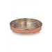 Turna Copper Sultani Round Oven Tray 24 Cm Hand Forged Red Turna4859-1