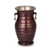 Turna Copper Hyacinth Vase With Handle Flat Oxide Turna2554-3