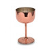 Turna Copper Vino Glass 1 No. Straight 240 Ml Set Of 4 Red Turna0491-41